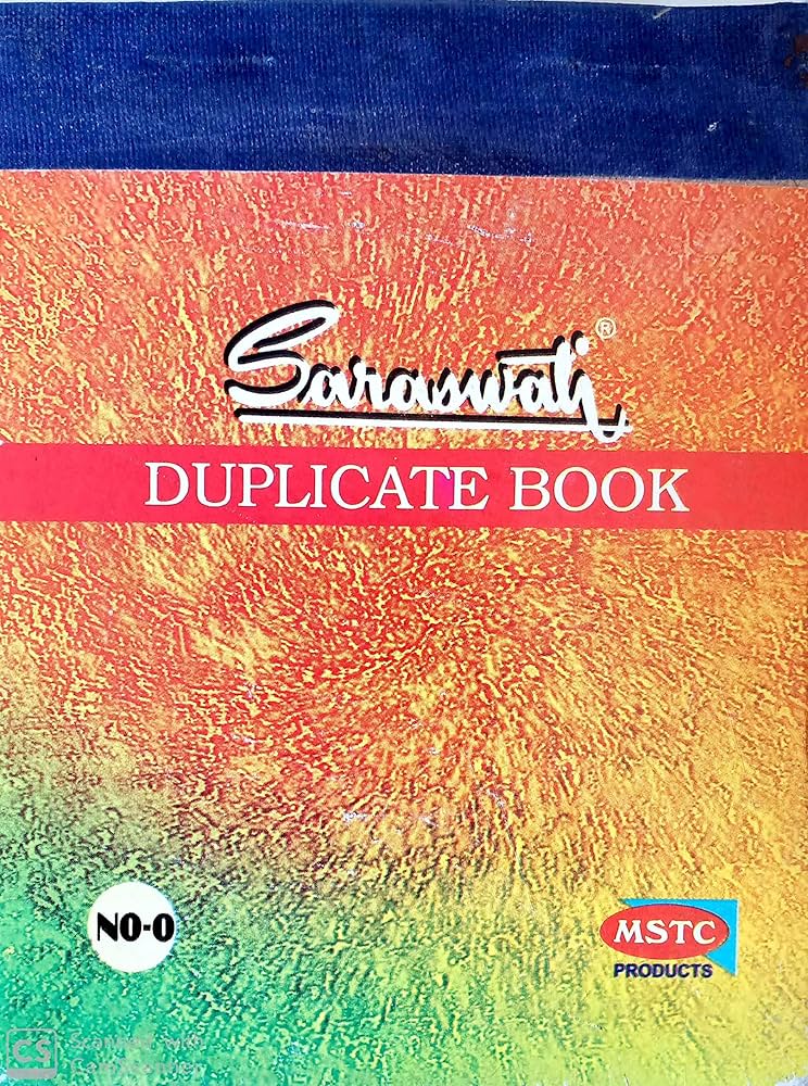 Saraswati Duplicate Book No. 0 Pages- 100, Size: 13 * 10cm Set of